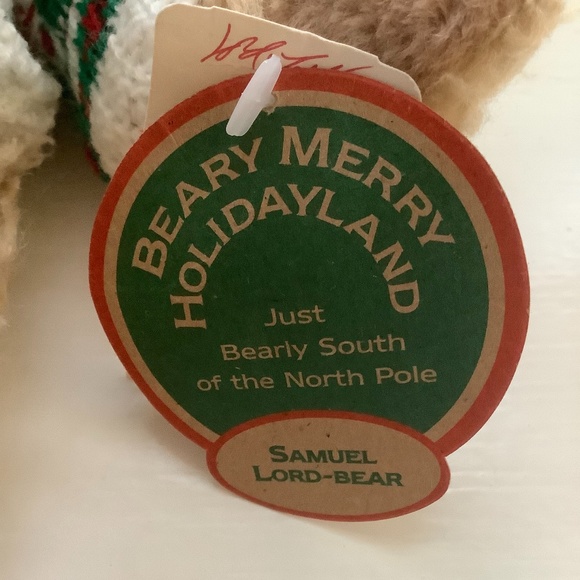 Beary Merry Holidayland Samuel Lord-Bear Stuffed Animal - Picture 6 of 9